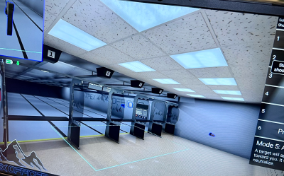 Virtual Reality Target Training Screen